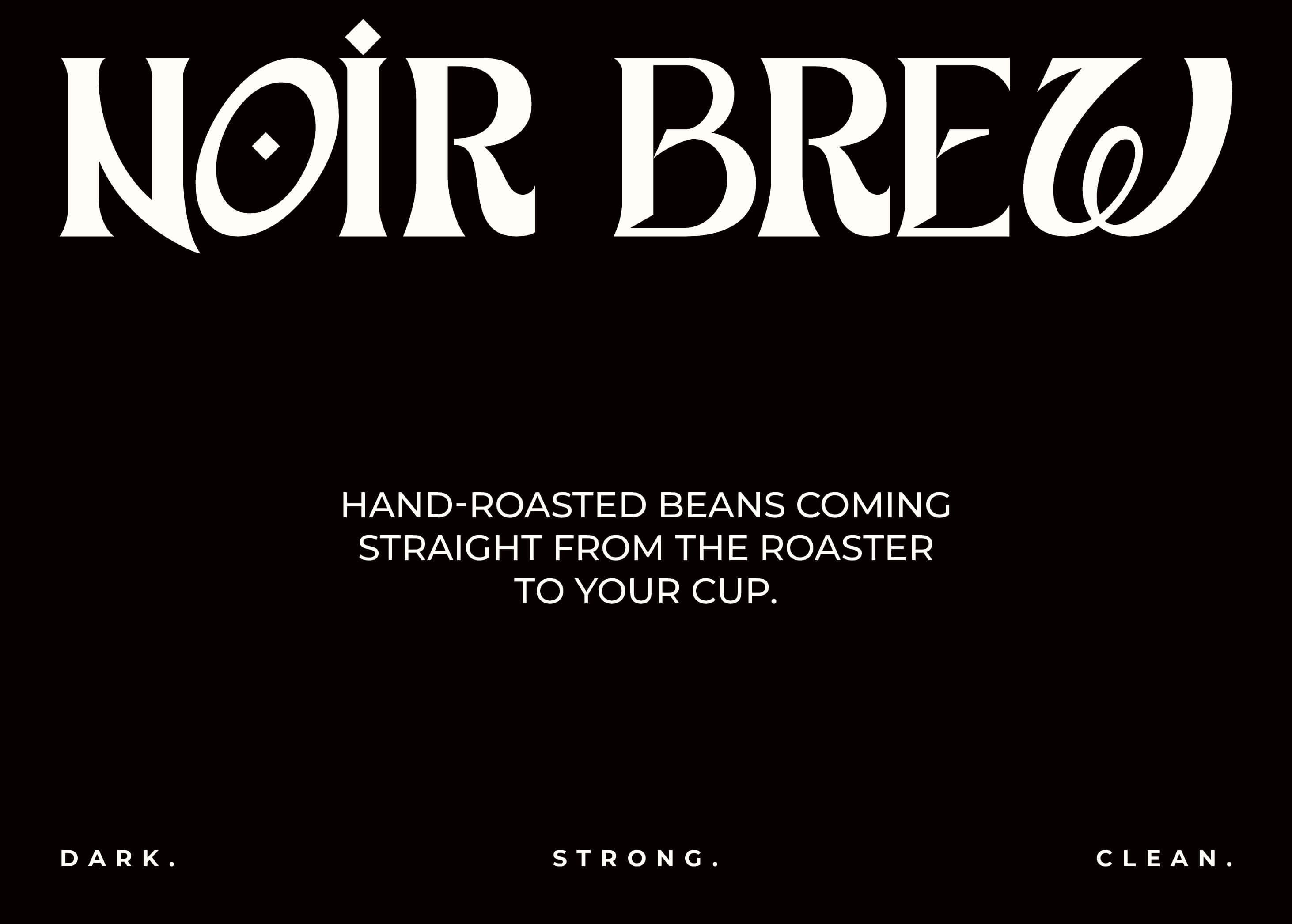 NOIR BREW Signage
